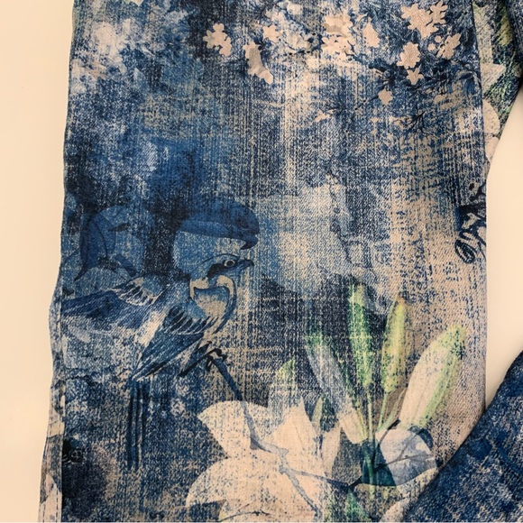 Joesph Ribkoff Amelia Pant Floral Heaven Print Sz 10 - Picture 7 of 10